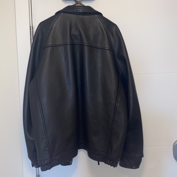 Embroidered Leather Jacket - Picture 3 of 3